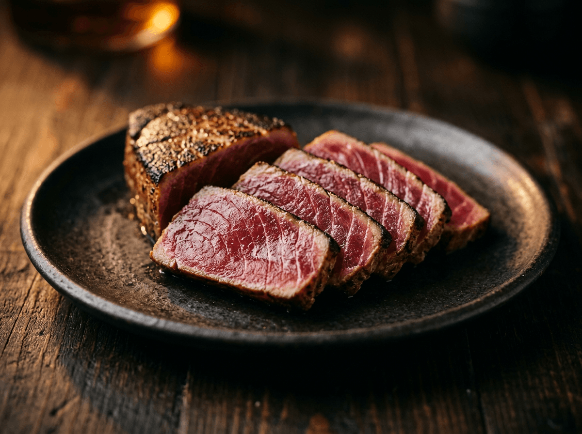 Bluefin Tuna — performance menu item by ABLTY