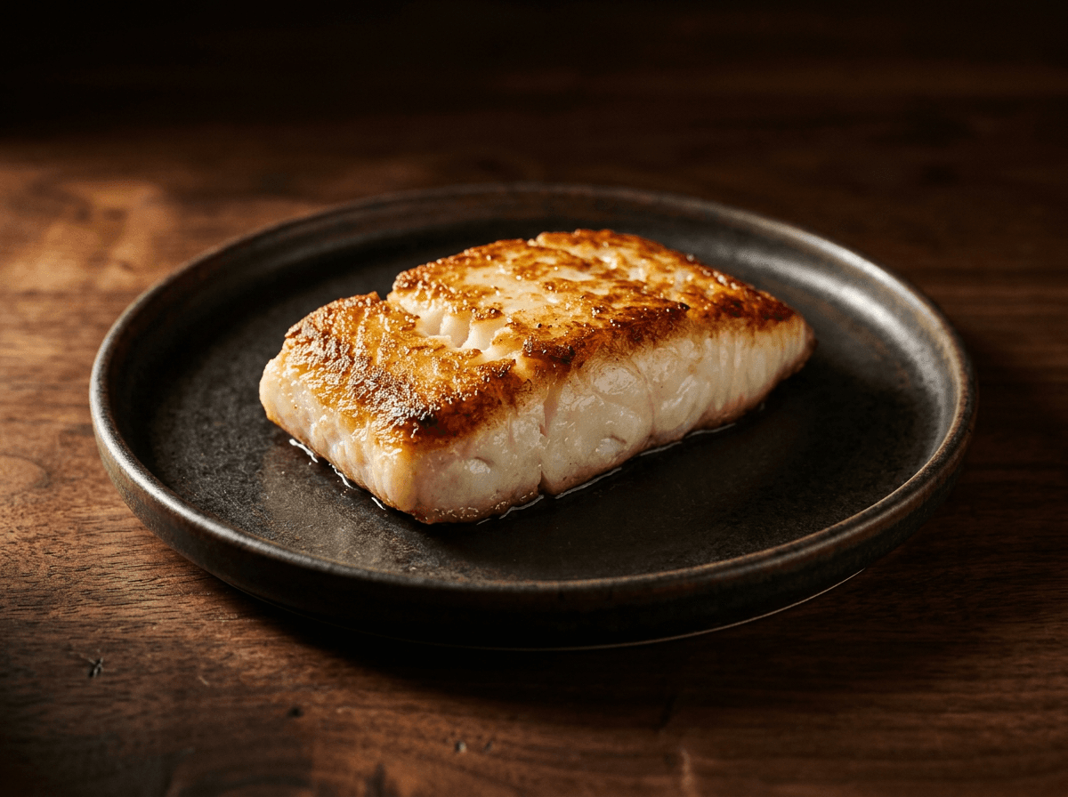 Chilean Sea Bass — performance menu item by ABLTY