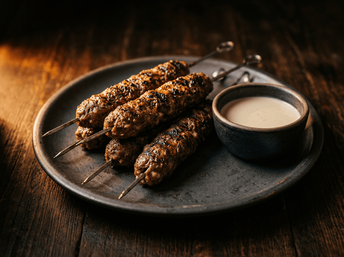 Lamb Koftas — performance menu item by ABLTY