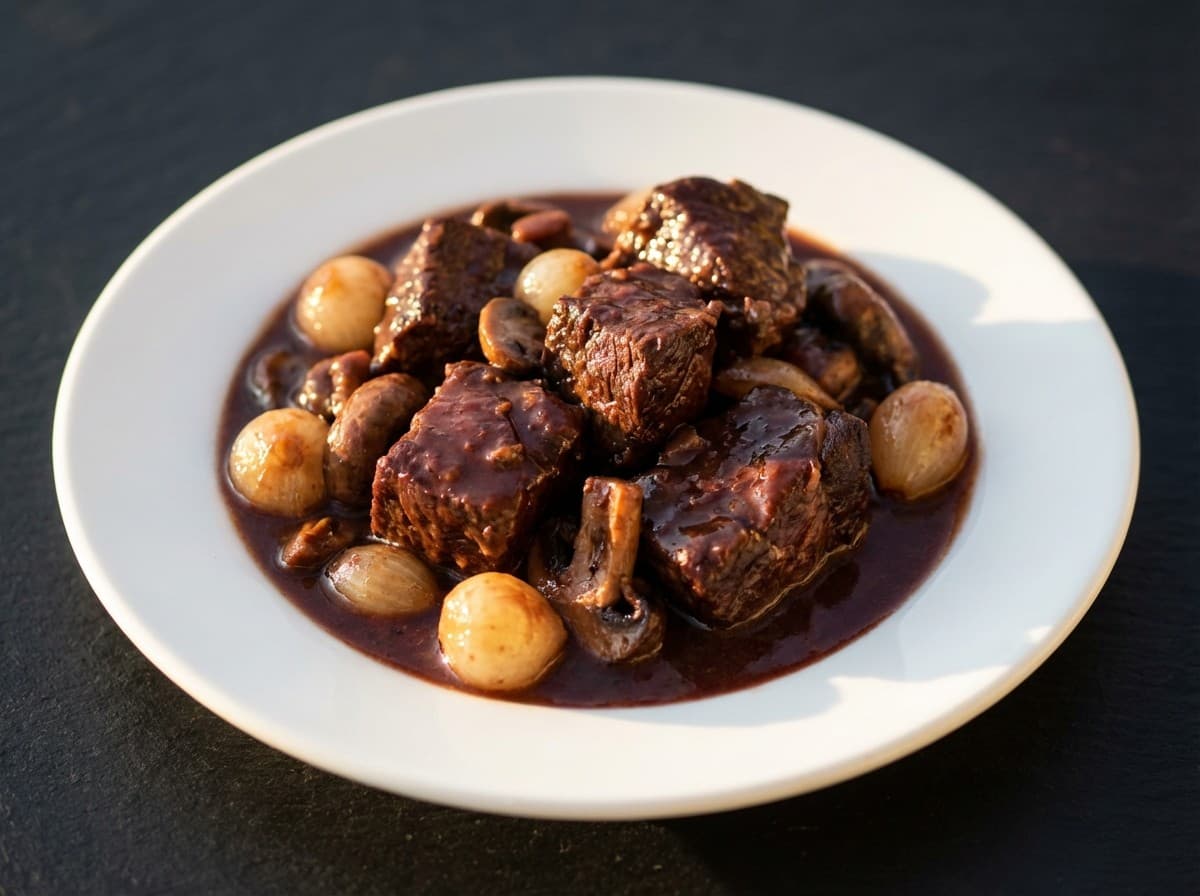 Beef Bourguignon — performance menu item by ABLTY