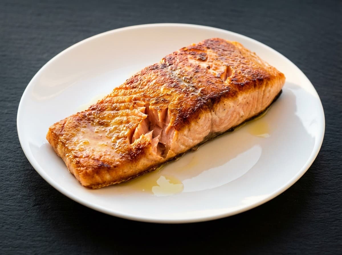 Salmon — performance menu item by ABLTY